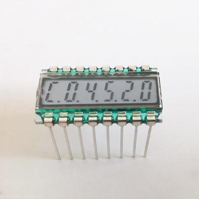 奇耘超宽温7段码lcd液晶屏6位数字显示屏tn段式液晶lcd屏GDC04520