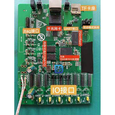 7010/7020开发板千兆网卡性能超越ebaz4205可选512m和1g运行内存