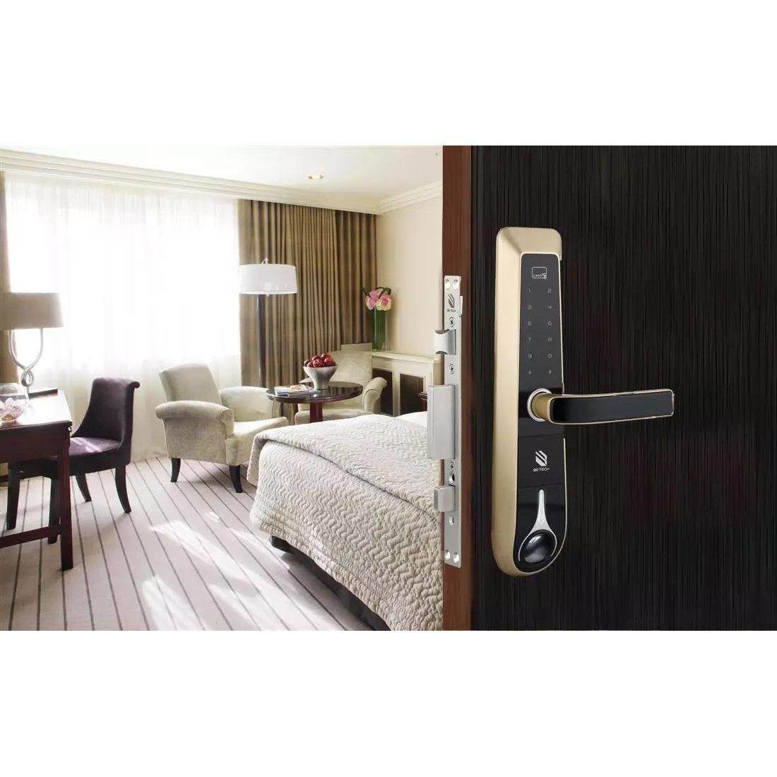 i8智能锁家用防盗门办公室电子指纹密码锁感应卡配件锁芯盖子