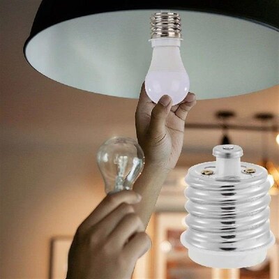 5/10 Pack E40 To E27 Light Bulb Socket Adapter Converter