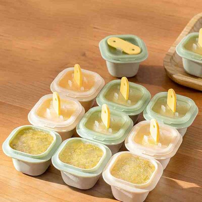 Square Ice Cube Molds Food Grade Silicone Ice Cream Mould Tr