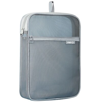 Transparent Mesh Zipper Pouch Bag Nylon Mesh Multifunctional