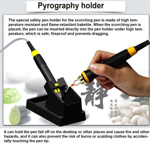 110V/220V LH40-S2 Adjustable Temperature Wood Burner Pyrogra