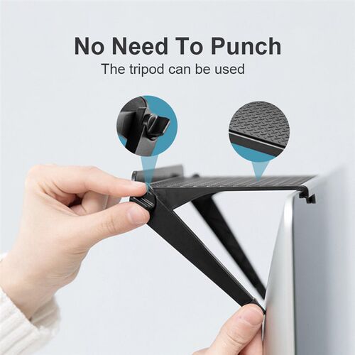 Rack TV Monitor Organizer Screen Top Storage Shelf Holder Pr