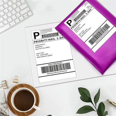 4x6 Inch Thermal Shipping Labels Paper Fold er Printer Self-