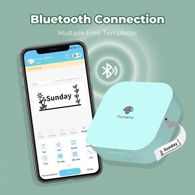 Q30 Label Maker Wireless Thermal Printer Portable Adhesive e