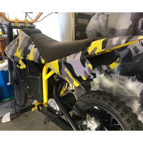 Arctic Snow Black Camo Vinyl Car Wrap Film Camouflage Vinyl