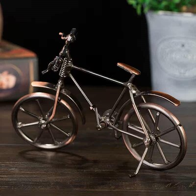 Handmade bicycle model decoration homestay Inn shoe shop dec