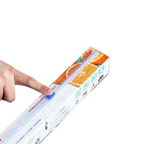 1PC 30M/Roll Cutting Box Plastic Wrap Home Box Sliding
