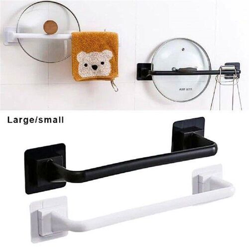 Adhesive Towel Rack Self-Adhesive Towel Rod Towel Bar Stick