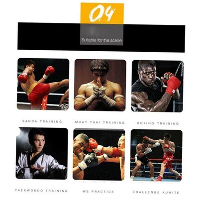 Cotton Strap Boxing Bandage Sanda Muay Thai MMA Hand Gloves