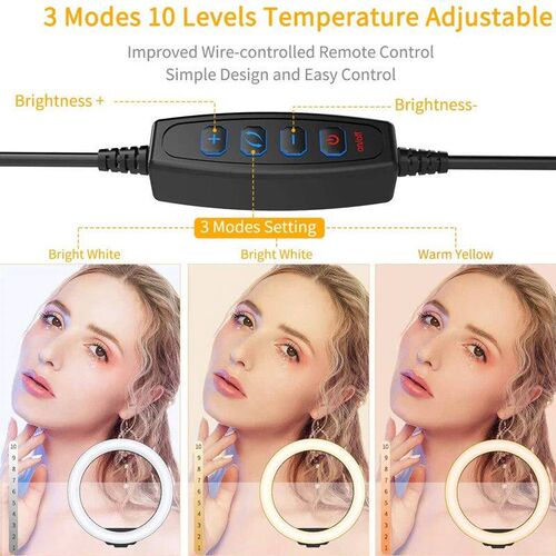 26cm LED Selfie Ring Light Dimmable Led Photography RingLigh