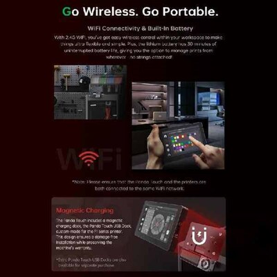 Panda Touch for Lab P1 P1S 3D Printers Upgraded Screen