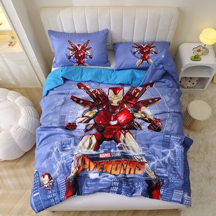 蜘蛛侠豆豆被夏凉被夏季人空调被卡通单人儿童男孩学生宿舍夏被