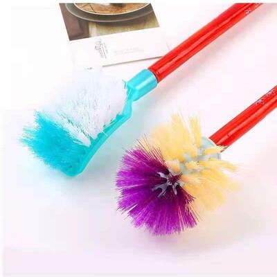 Household Cleaning Toilet Brush - Thickened and Extended, Ba