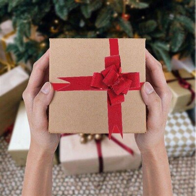 50 Pcs Flower Bow Wrapping Pull Festival Ribbon Gift Gifts