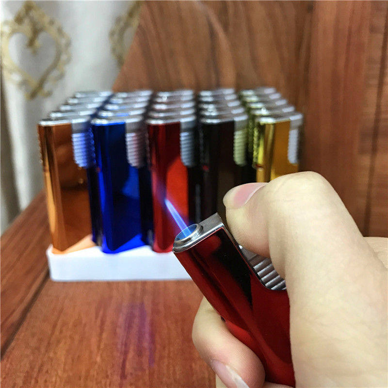 打火机防风加厚型金属壳直冲充气电子点火器家用便利店零售,收纳整理,打火机收纳盒/袋/柜,淘宝优惠券,粉丝福利购,淘宝优惠卷