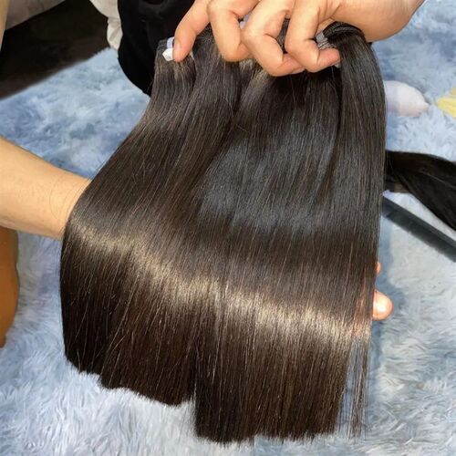 One-stage Braided Hair Curtain Natural Sdd Bone Straight Raw