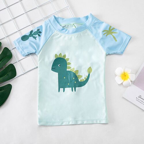 Cartoon Dinosaur Childrens Swimsuit Swimming Trunks Quick-d