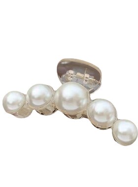 Small Pearl Hairpin Back Head Shower Grab Clip Large Elegant