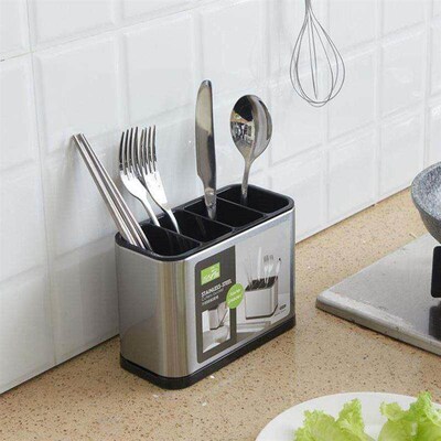 Knief holder tube spoon storage box rack kitchen cutlery org