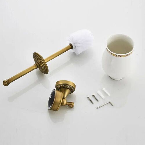 new copper Toilet Brush Bathroom Cleaning Brush Holder with