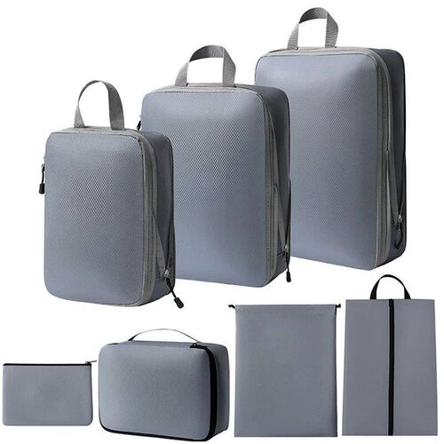 7pcs Double-layer Portable Compression Storage Bag Travel Co