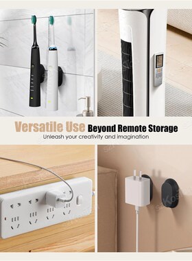 Remote Control Magnet Holder Self-Adhesive Wall Mounted Stor