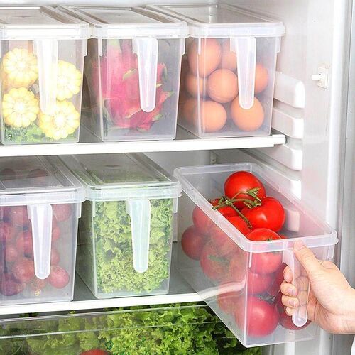 buckets refrigerators food storage boxes transparent