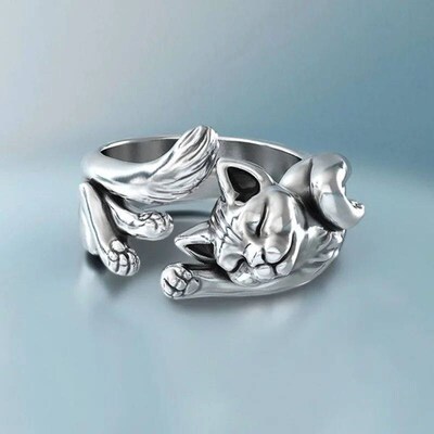 Frog  Toad Animal Rings for Women men Artistic Design Retro