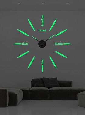 3D Luminous Wall Clock ers DIY Digital Clock Reloj De Pared