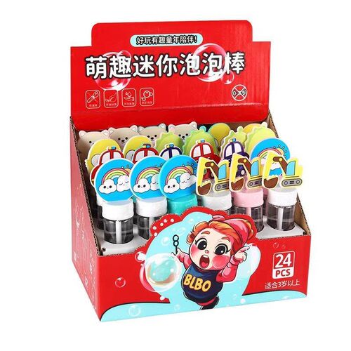 Mini Bubble Wand Handheld Small Childrens Colorful Cartoon