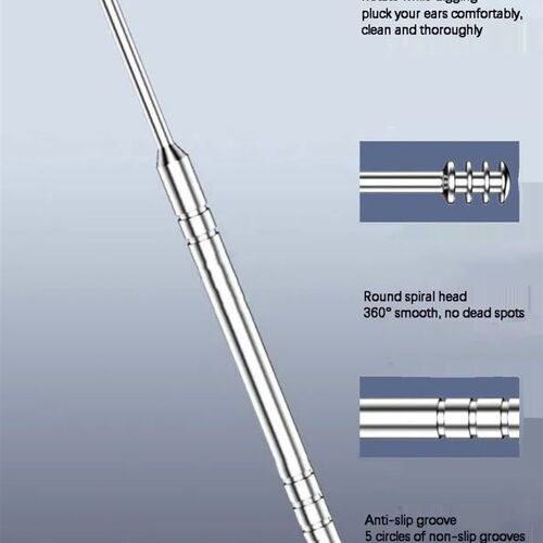 Stainless Steel Ear Spoon Earwax Picking Tool Integrated Peo