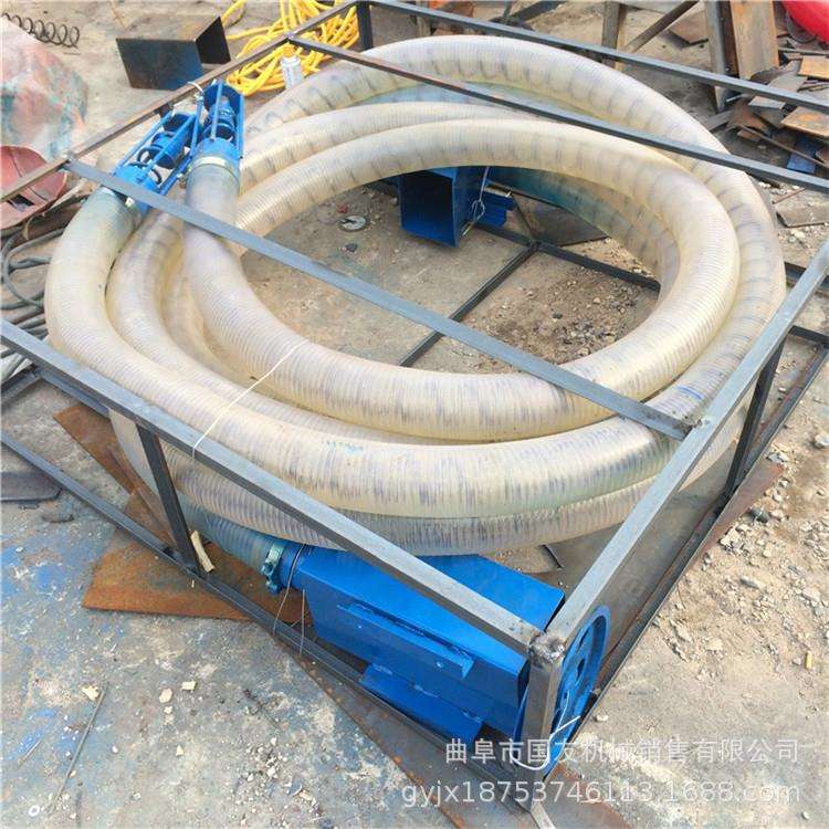 厂家直销加厚牛筋管8寸管径吸粮装车机无轴螺旋式软管吸粮机