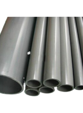 奔达牌灰色管塑胶管奔达灰色UPVC管电镀化工加厚灰色管子外径0MM