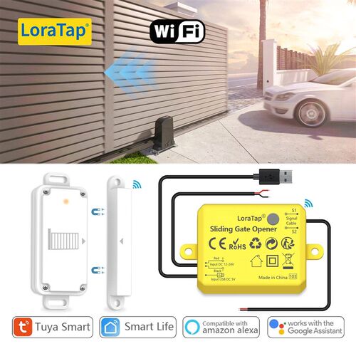LoraTap Sliding Garage Door Opener Switch  Motor Smart Life