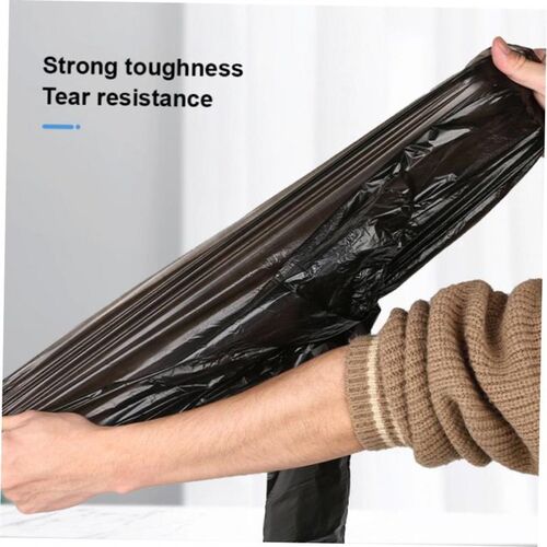 Rubbish Bag Continuous Roll Trash Can Bin Trash Bags Black 1