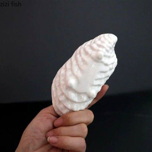 Oyster Shaped Ceramic Plate Dinner Plate Restaurant