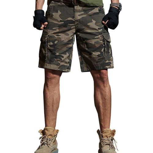 Mens Casual Camouflage orts Large Size Multi-Pocket Workwea