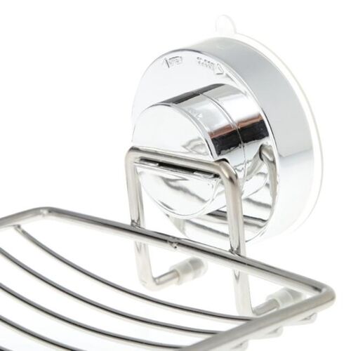 Stainless Steel Vacuum Suction Cup Soap Saver Dish Soap Tray