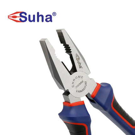 SUH钢丝钳子老虎钳多功能工业级电工强力省力剪钢丝线家用专用钳