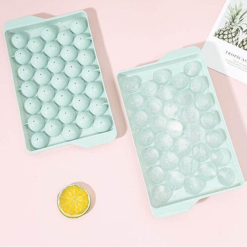 Ice Cube Mold for Home Use - Round Ice Ball Maker, Easy to D