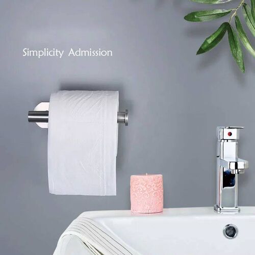 Stainless Steel Paper Towel Holder Adhesive Toilet Roll Pape