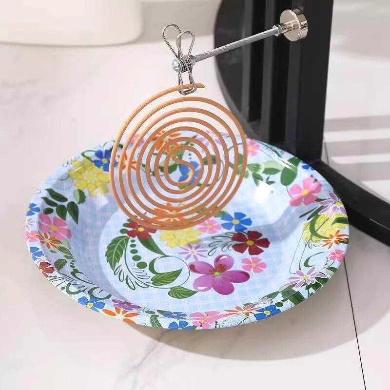 Magnetic Mosquito Coil Holder for Outdoor Camping and Indoor - 实物图