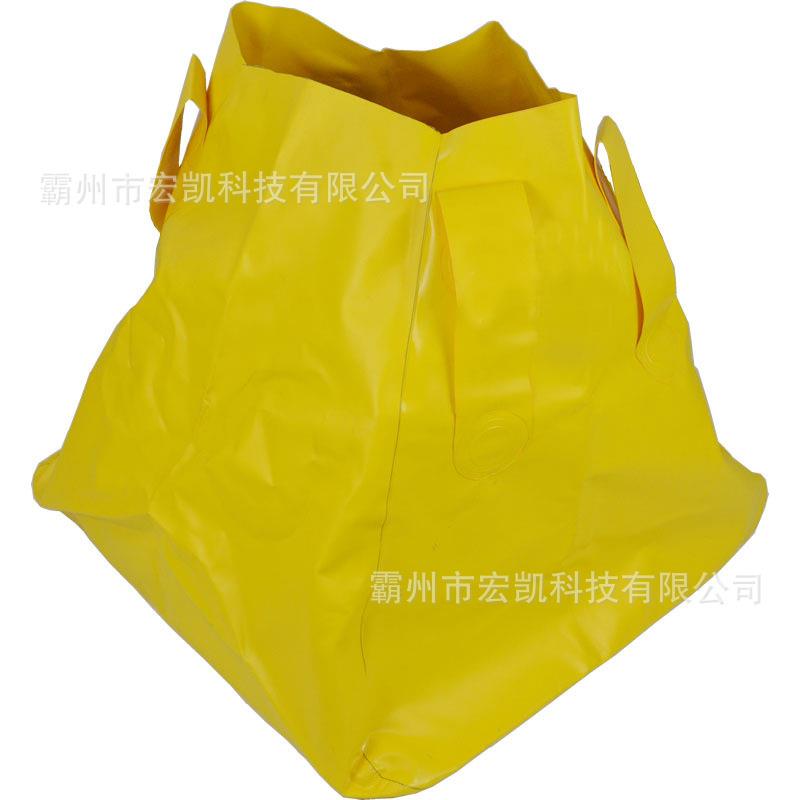 下水道组流袋 便携式乙烯废水阻流器 可折叠阻流袋