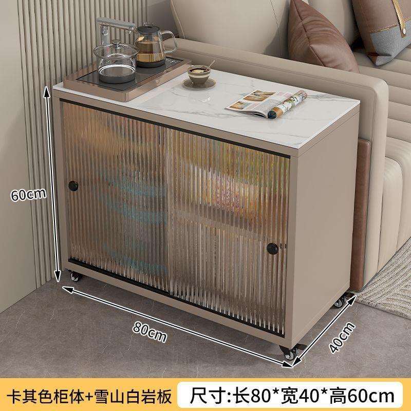 简约现代边几边角客厅边柜沙发角桌夹缝窄柜扶手桌可移动实木茶几