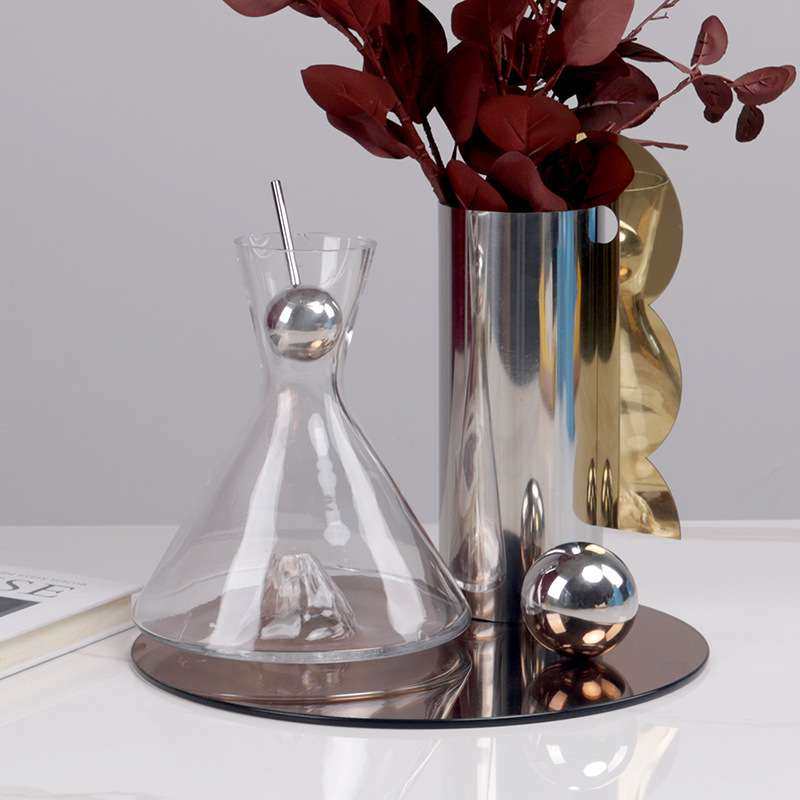 样板房透明酒具酒壶摆件售楼处酒柜饰品软装摆件磨砂水壶装饰品,3C数码配件,其它配件,淘宝优惠券,粉丝福利购,淘宝优惠卷