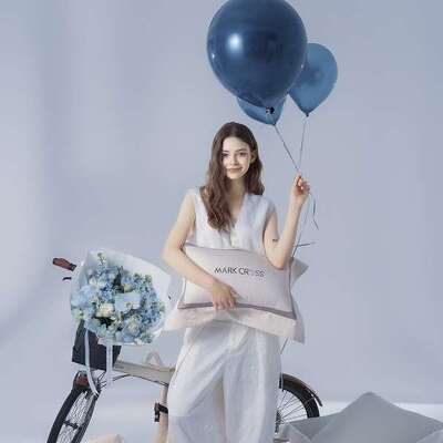 MARKCROSS英伦高雅超细旦冰伯克精致刺绣宽边80支天丝被套四件套+