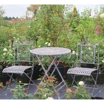 Garden Furniture One Table Two Chairs Foldable Chairs