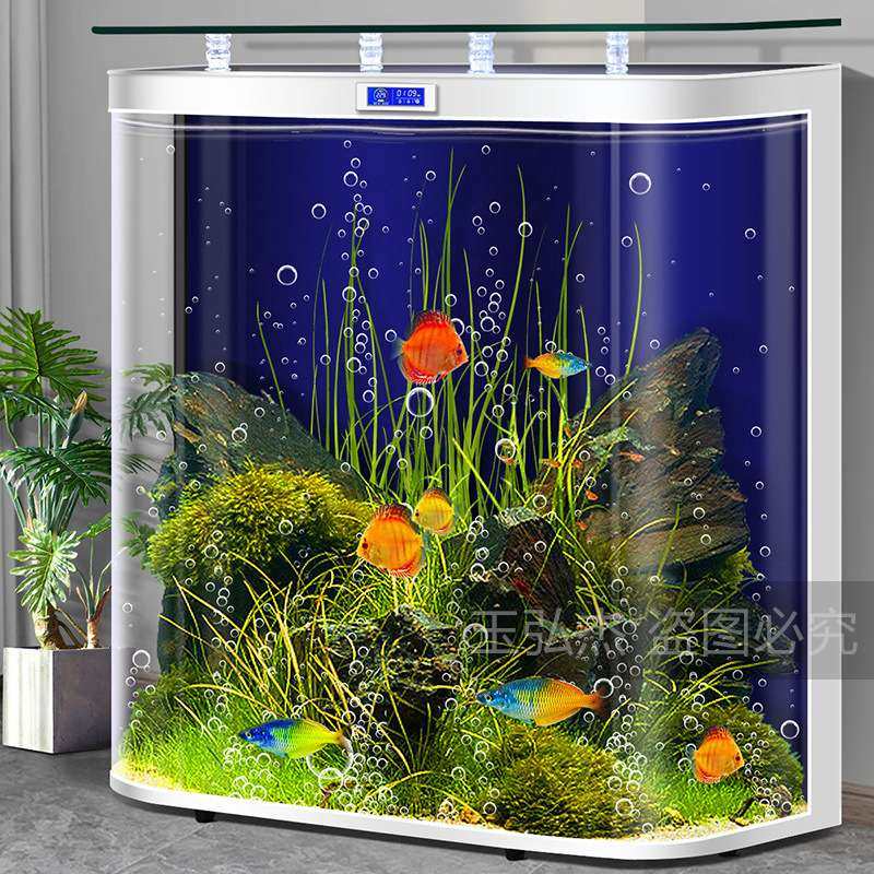 新款鱼缸客厅大型背滤免打理生态水族箱家用小型观赏鱼专用玻璃缸,3C数码配件,其它配件,淘宝优惠券,粉丝福利购,淘宝优惠卷